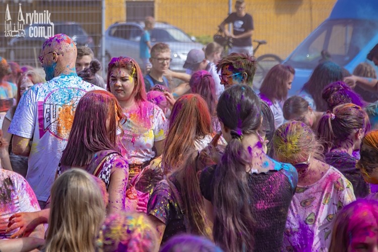 Mieszkańcy Jejkowic w kolorach. Festiwal dał mnóstwo radości (zdjęcia), Daniel Wojaczek